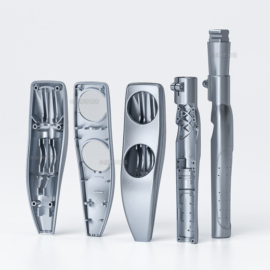 醫用級鋁合金電子儀器手柄外殼壓鑄件來圖來樣定制